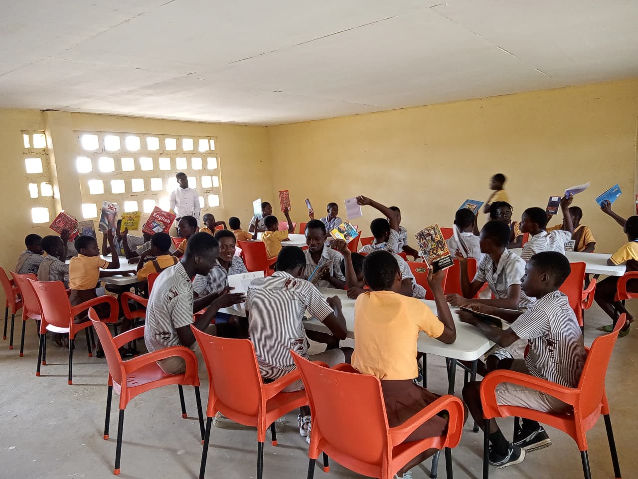 Children in a classroom